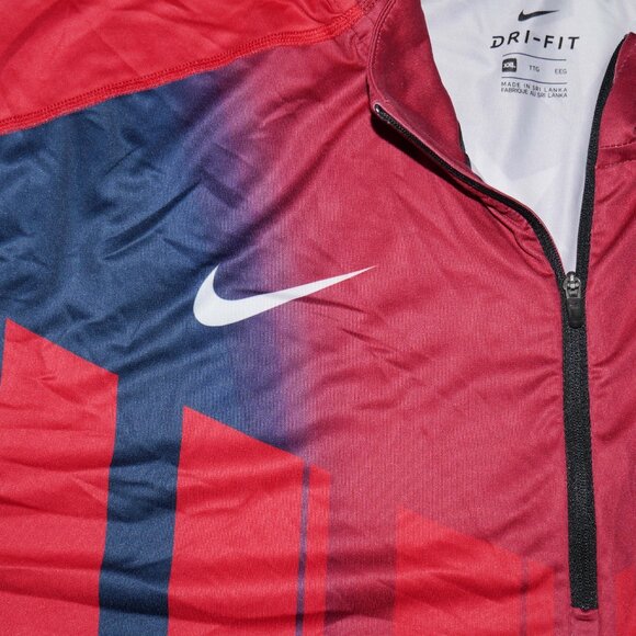 Nike Dri-Fit Team USA 1/4 Zip Pullover Men's Shirt Jacket Size XXL 2XL Belgrade - Picture 5 of 10
